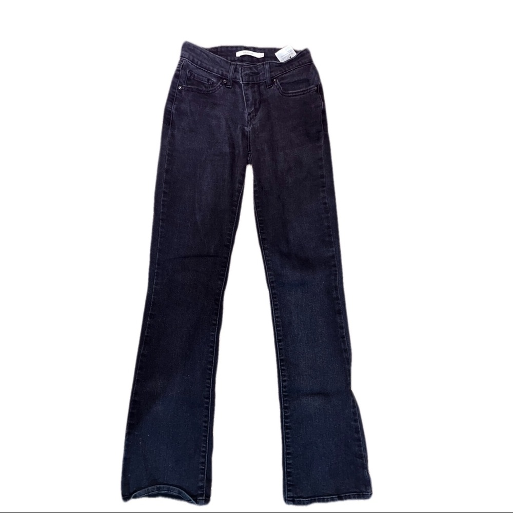 Black boot cut jeans